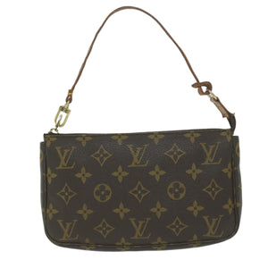 Louis Vuitton Pochette Accessoires  Canvas Clutch Bag
