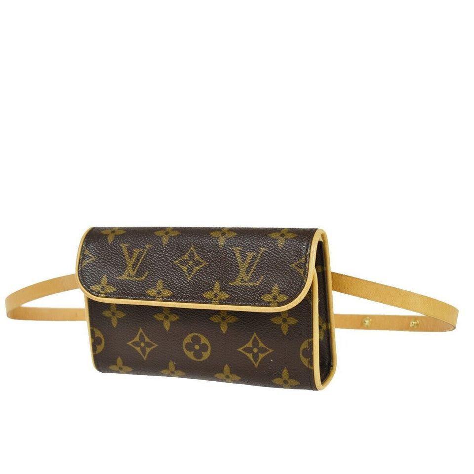 Louis Vuitton Pochette Florentine  Canvas Clutch Bag