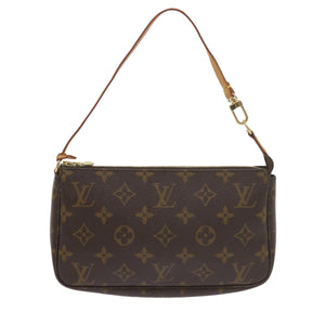 Louis Vuitton Pochette Accessoire  Canvas Clutch Bag