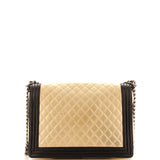 Boy Flap Bag Quilted Lambskin Large