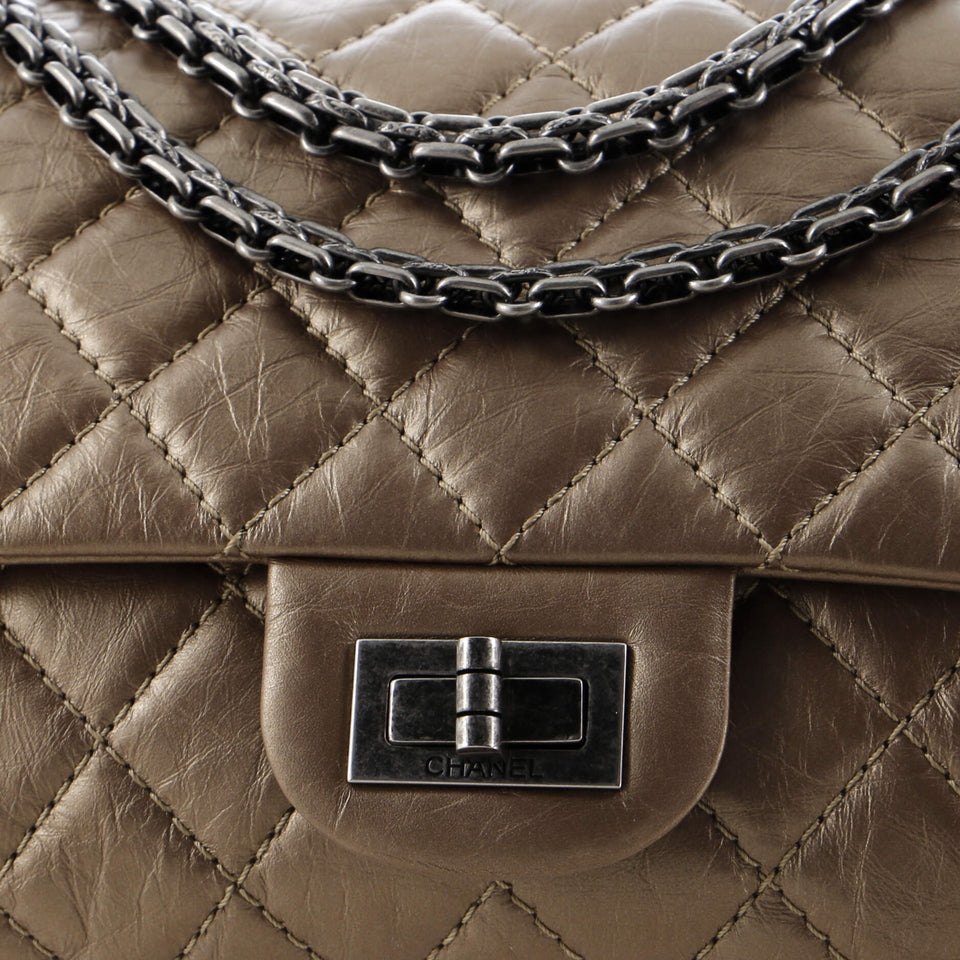 Reissue 2.55 Flap Bag Quilted Aged Calfskin 225