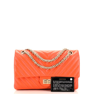 Reissue 2.55 Flap Bag Chevron Aged Calfskin 225