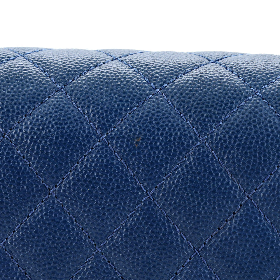 Boy Flap Bag Quilted Caviar Old Medium