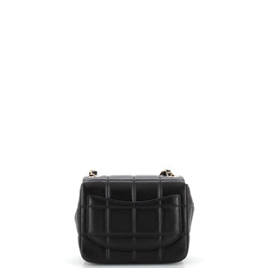 Monacoco Logo Blocks Square Flap Bag Quilted Lambskin with Resin Mini