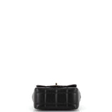 Monacoco Logo Blocks Square Flap Bag Quilted Lambskin with Resin Mini