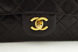 Chanel Vintage 1994-1996 Classic Double Flap Black Handbag