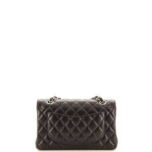 Classic Double Flap Bag Quilted Caviar Small