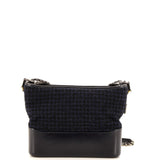 Gabrielle Logo Hobo Tweed and Calfskin Medium