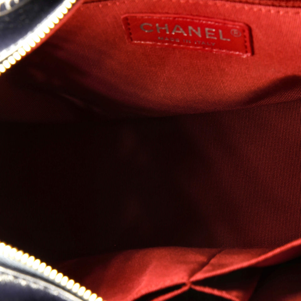 Gabrielle Logo Hobo Tweed and Calfskin Medium