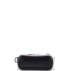 Gabrielle Logo Hobo Quilted Felt and Calfskin Small