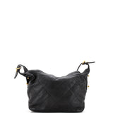 Daily Belted Chain Handle Hobo Quilted Calfskin Small