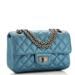 Reissue 2.55 Flap Bag Quilted Metallic Calfskin Mini