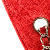 Classic Single Flap Bag Chevron Caviar Mini