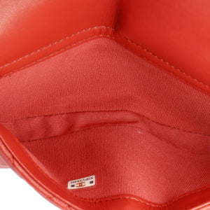 Phone Holder Zip Around Wallet on Chain Quilted Lambskin