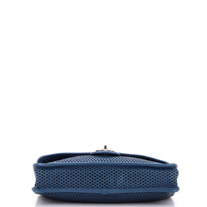 Up In The Air Flap Bag Perforated Leather Medium