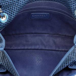 Up In The Air Flap Bag Perforated Leather Medium