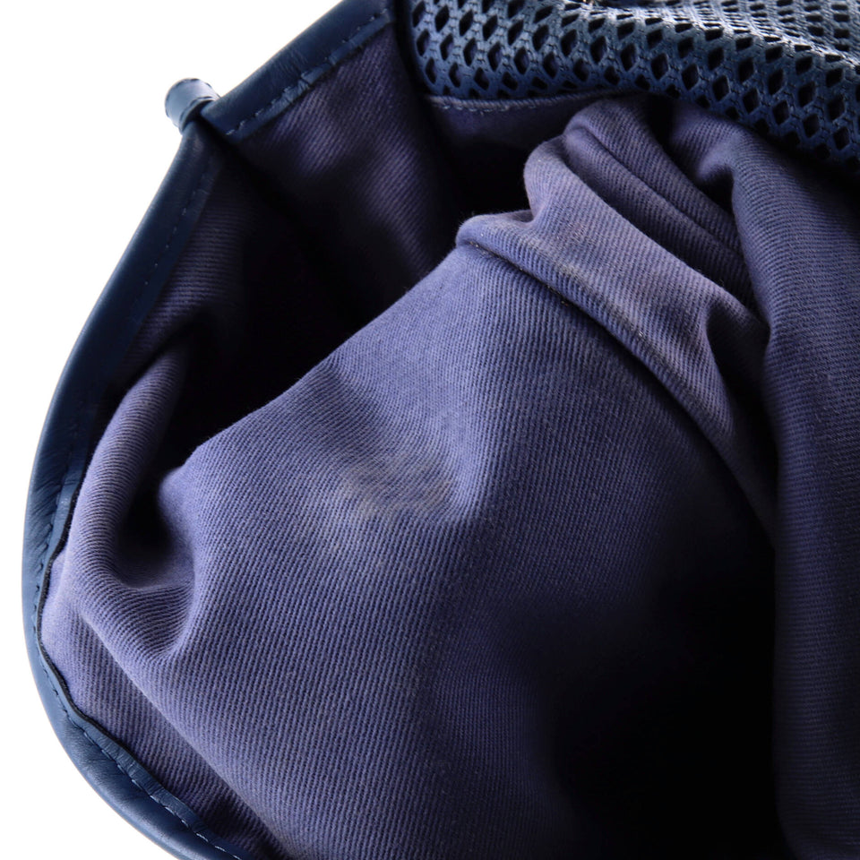 Up In The Air Flap Bag Perforated Leather Medium