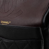 Classic Double Flap Bag Quilted Caviar Jumbo