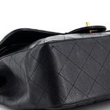 Classic Double Flap Bag Quilted Caviar Jumbo