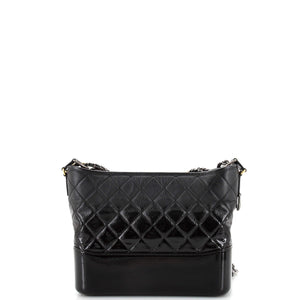Gabrielle Hobo Quilted Goatskin and Patent Medium