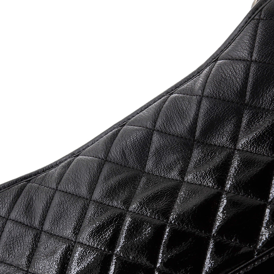 Gabrielle Hobo Quilted Goatskin and Patent Medium