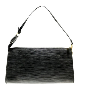 Louis Vuitton Pochette Accessoire  Leather Clutch Bag
