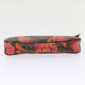 Louis Vuitton Pochette Accessoire  Canvas Clutch Bag