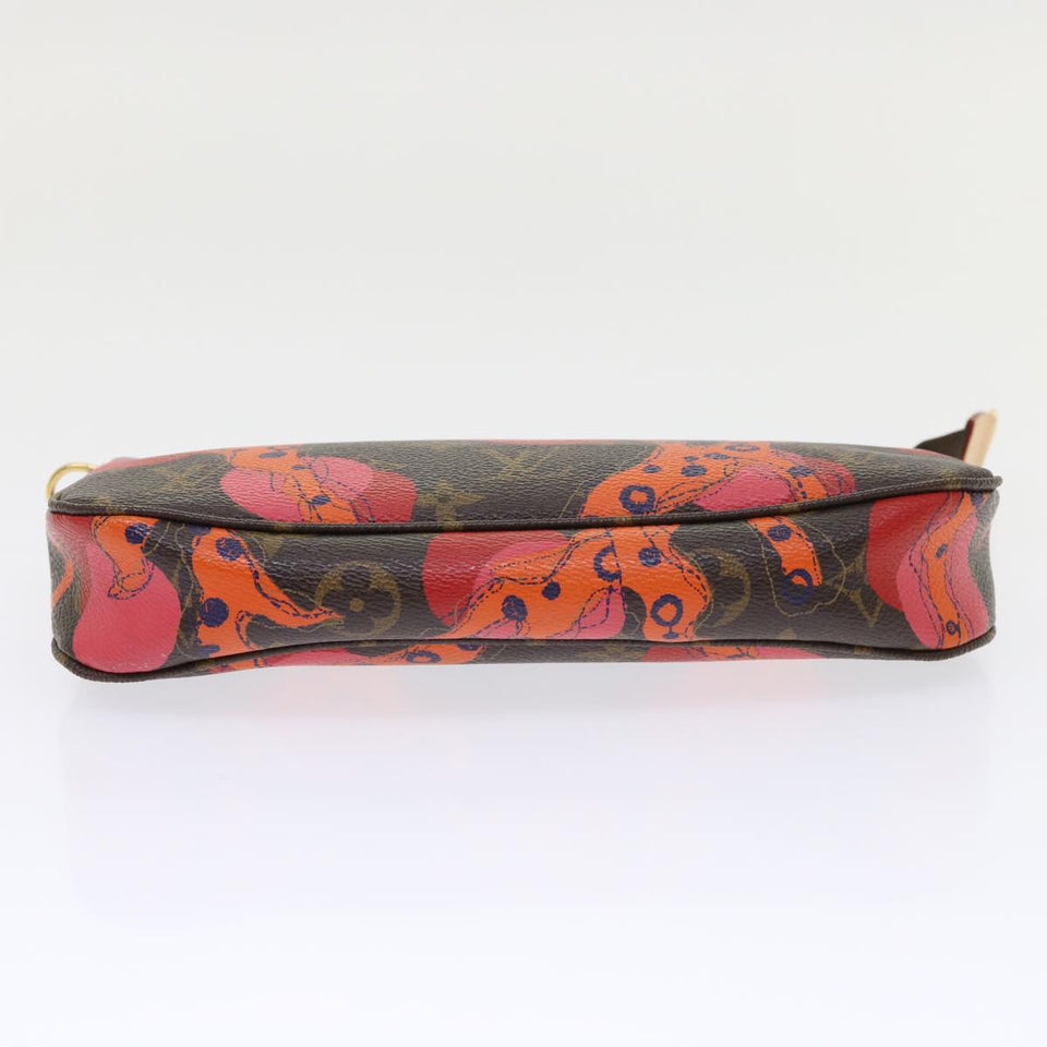 Louis Vuitton Pochette Accessoire  Canvas Clutch Bag
