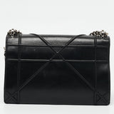 Dior Black Leather Large Diorama Flap Shoulder Bag