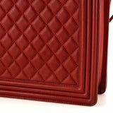 Boy Flap Bag Quilted Lambskin Large