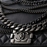 Boy Flap Bag Enchained Lambskin New Medium