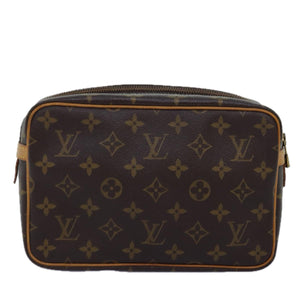 Louis Vuitton Compiègne  Canvas Clutch Bag