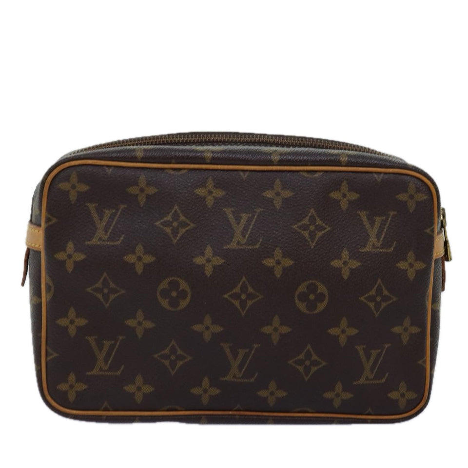 Louis Vuitton Compiègne  Canvas Clutch Bag