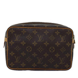 Louis Vuitton Compiègne  Canvas Clutch Bag