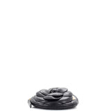Camellia Round Clutch with Chain Lambskin