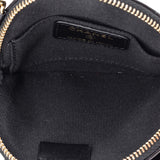 Camellia Round Clutch with Chain Lambskin
