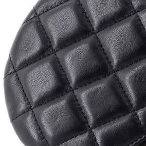 Camellia Round Clutch with Chain Lambskin