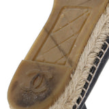 Women's CC Cap Toe Espadrilles Leather