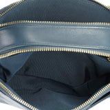 Button Up Camera Case Quilted Calfskin with Grosgrain Small