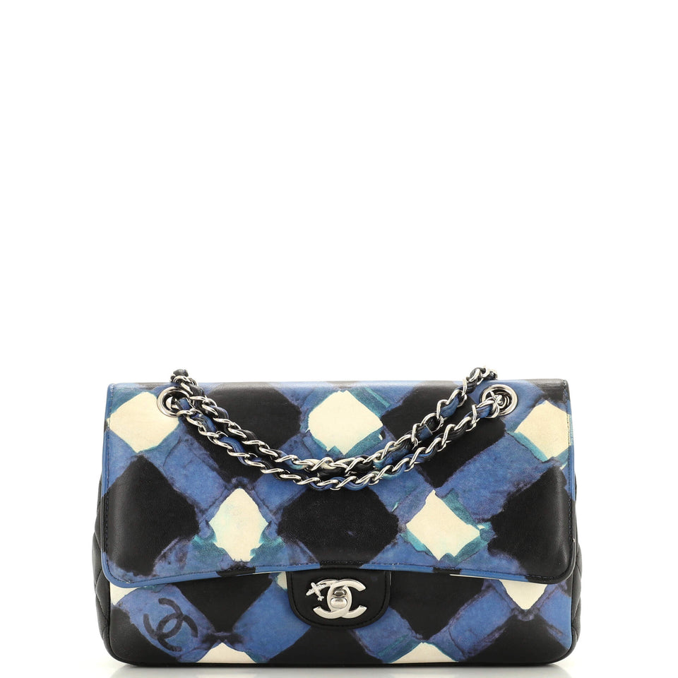 Airlines Classic Double Flap Bag Printed Lambskin Medium