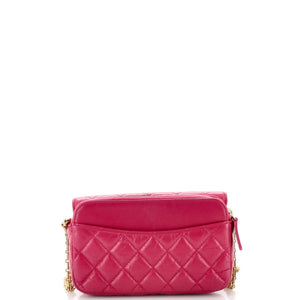 Reissue 2.55 Flap Phone Holder with Chain Quilted Aged Calfskin