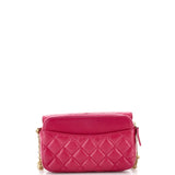 Reissue 2.55 Flap Phone Holder with Chain Quilted Aged Calfskin
