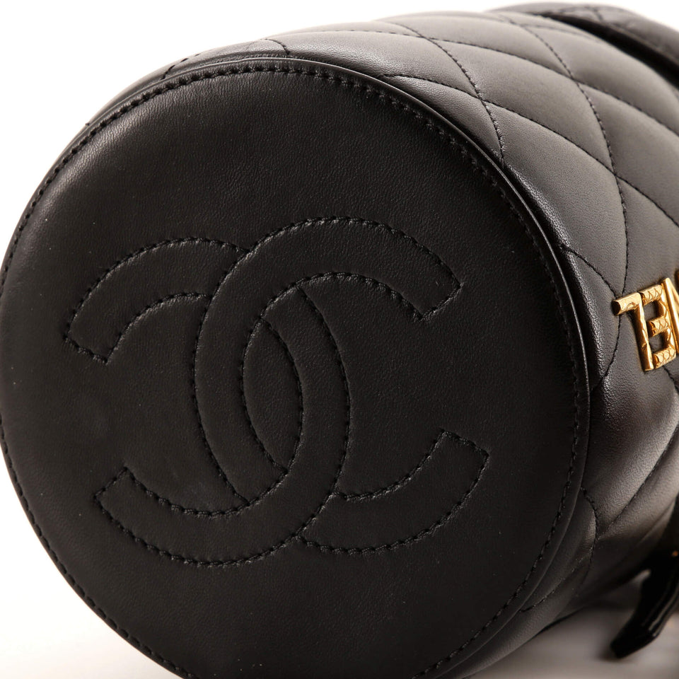Side Note Vanity Case Quilted Lambskin Small