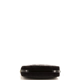CC Link Hobo Quilted Shiny Calfskin and Suede