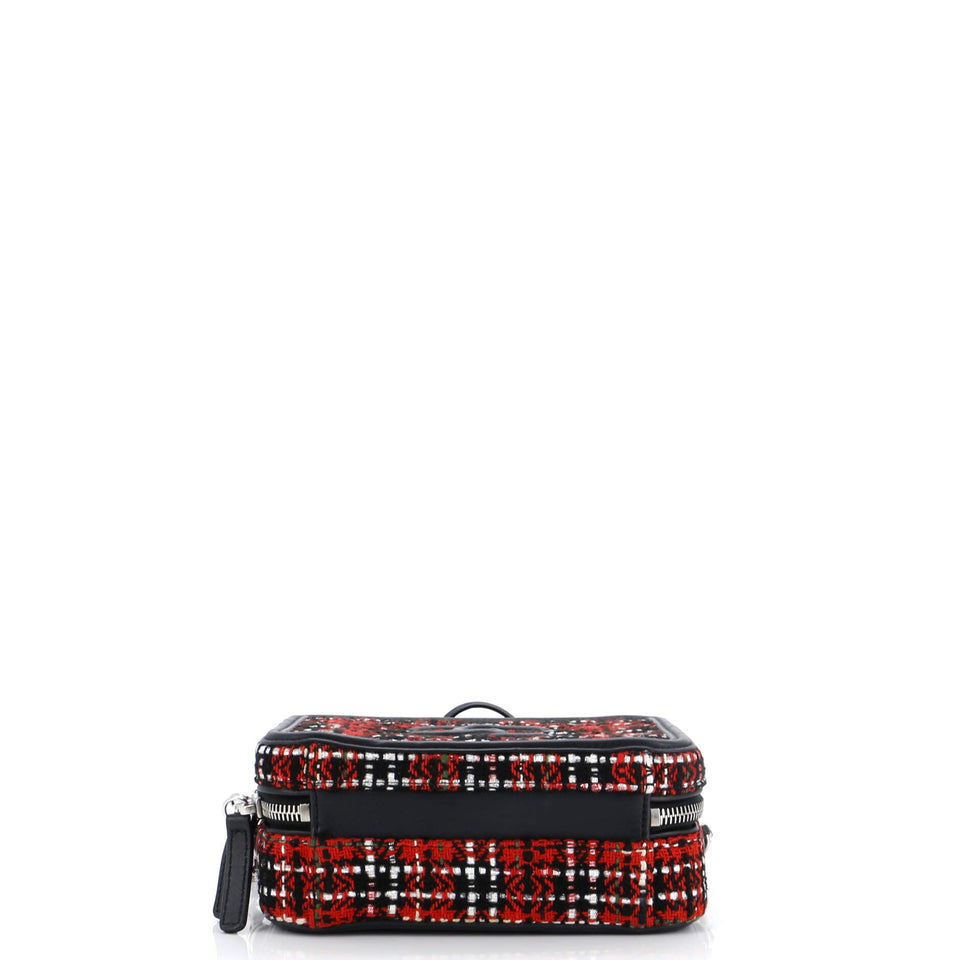 Filigree Vanity Case Quilted Tweed Small