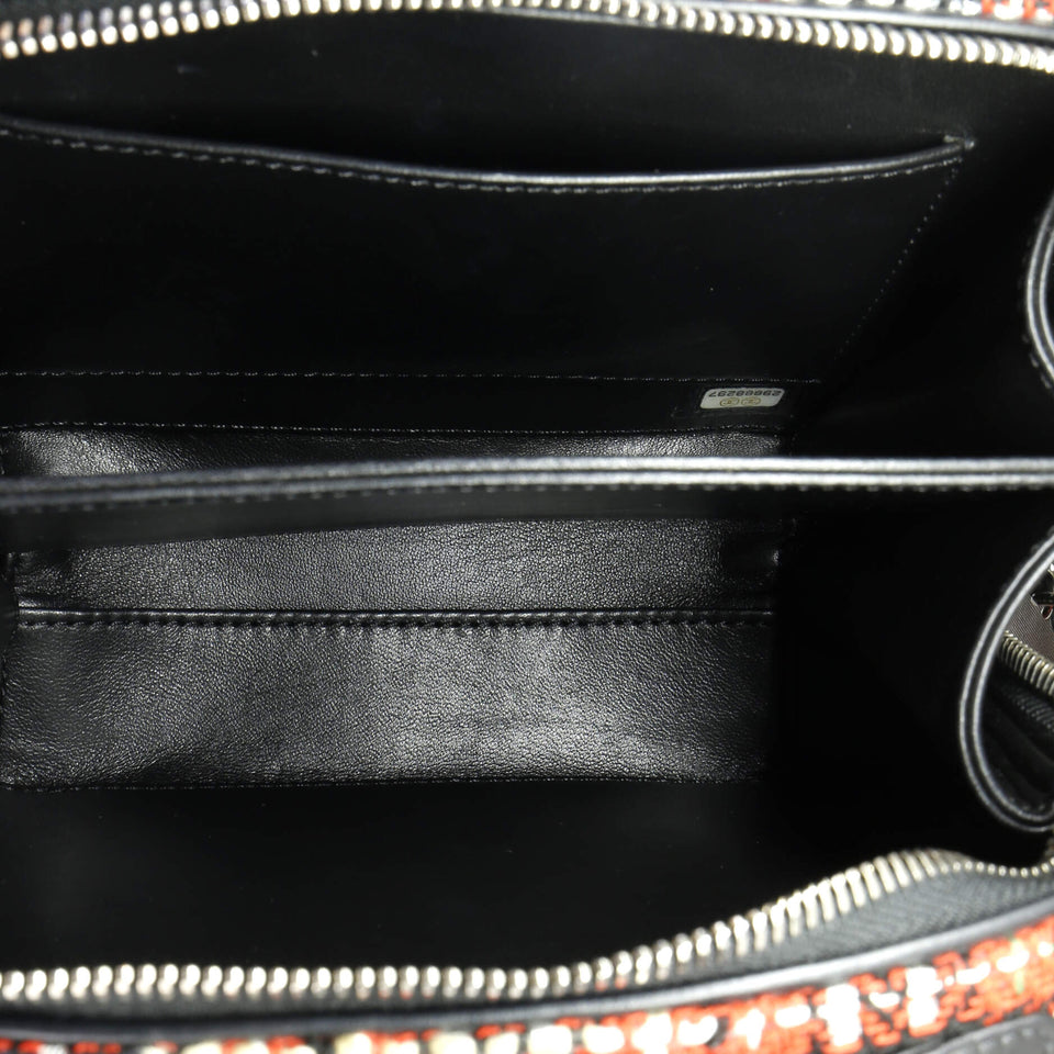 Filigree Vanity Case Quilted Tweed Small
