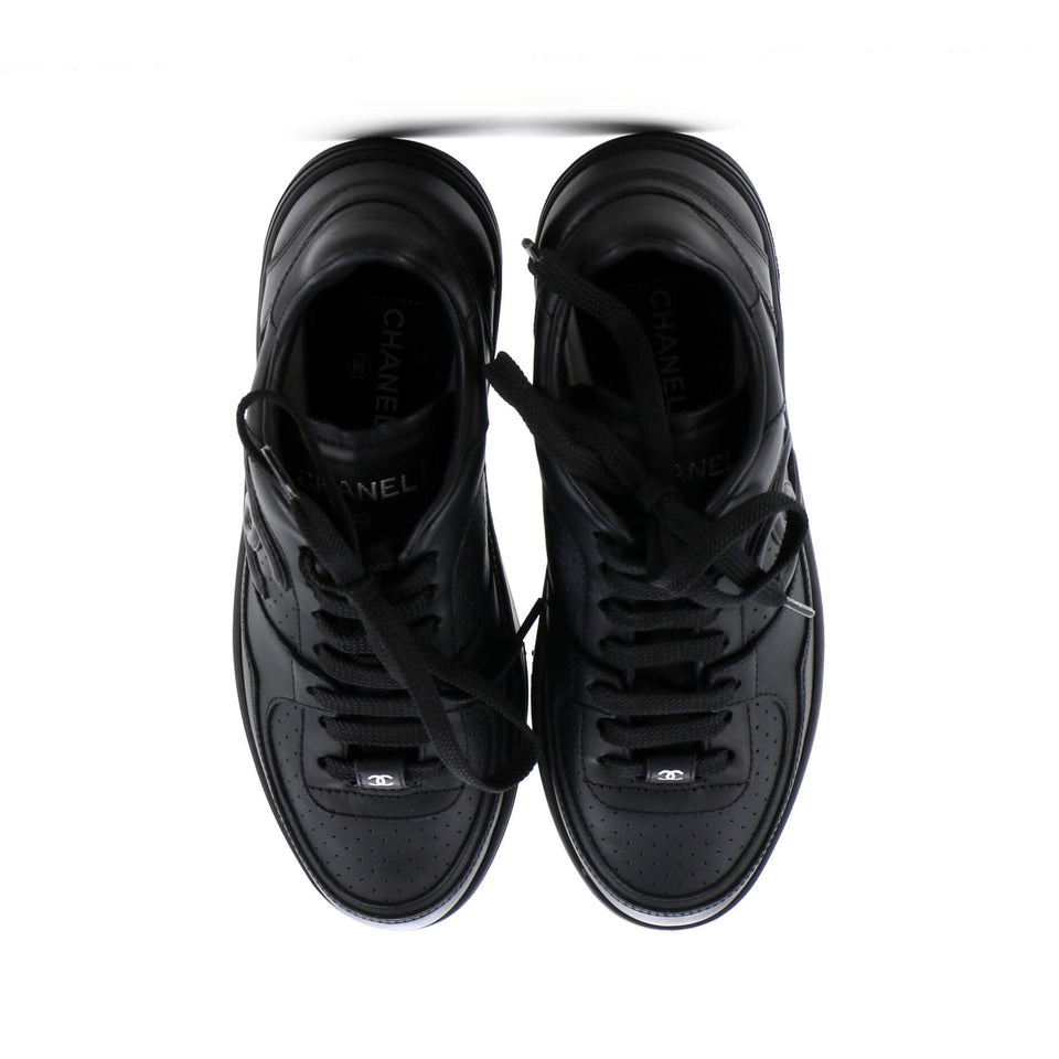 Women's CC Low-Top Sneakers Perforated Leather
