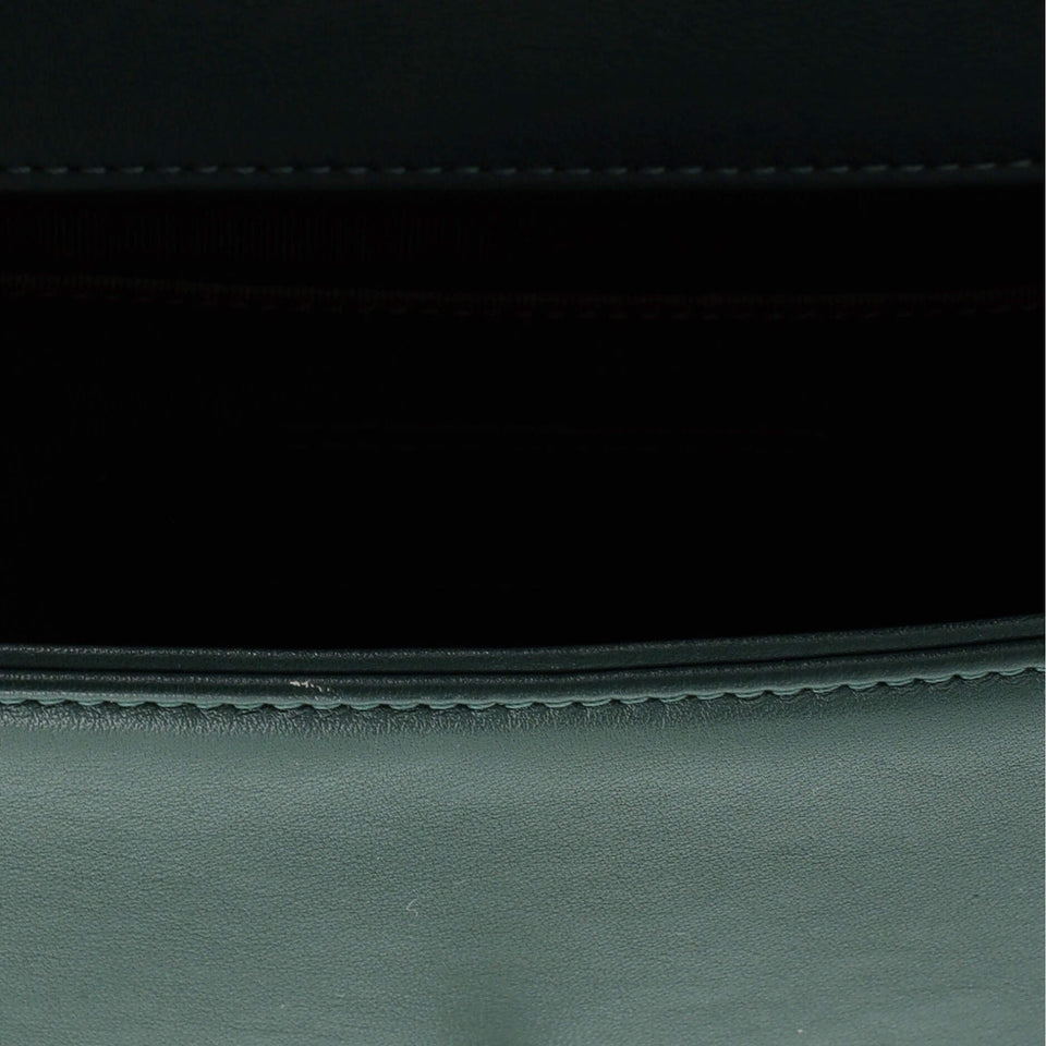Boy Flap Bag Woven Calfskin Small
