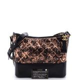 Gabrielle Hobo Quilted Metallic Crumpled Goatskin Medium