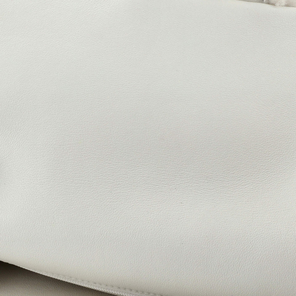 Classic Single Flap Bag Pearl Embellished Shearling Jumbo